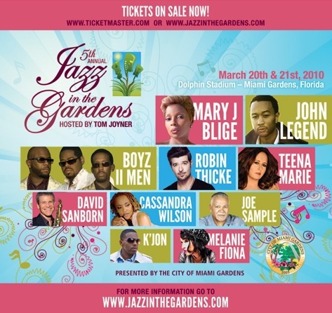 Soul Jazz Stars To Shine At Miami S Jazz In The Gardens