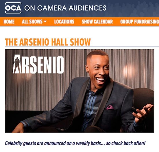 arsenio-hall-show-ticket-page-screenshot