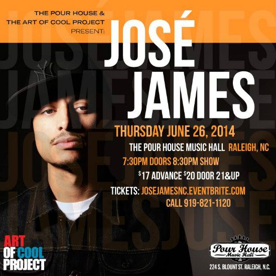 flyer-jose-james-the-pour-house-raleigh