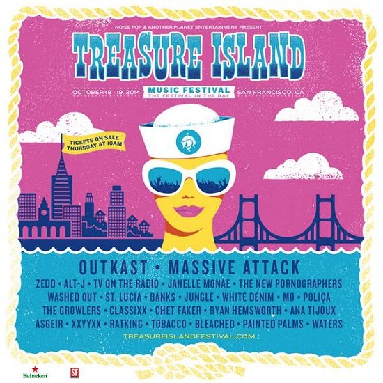 Treasure Island Festival Flyer