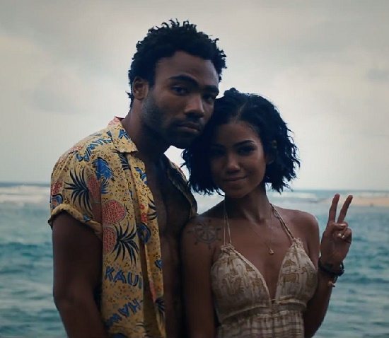 Childish Gambino Jhene Aiko Telgraph Still