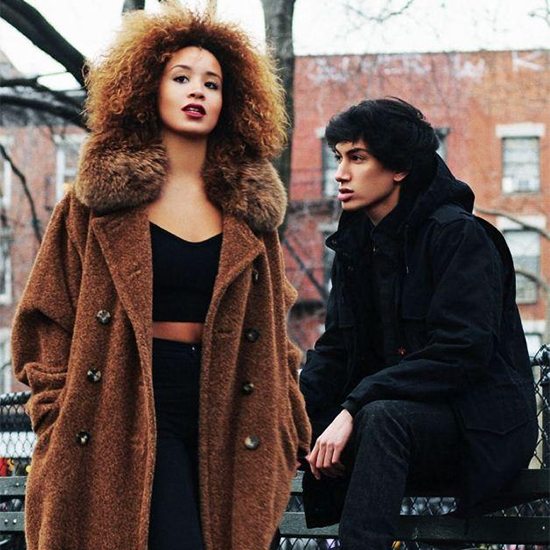 Lion Babe in Brown Jacket and Black Jacket