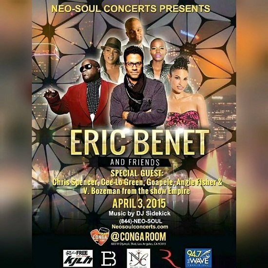 Eric Benet and Friends April 3