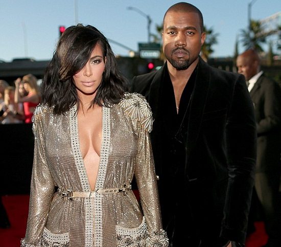 Kanye West Kim Kardashian GRAMMYs