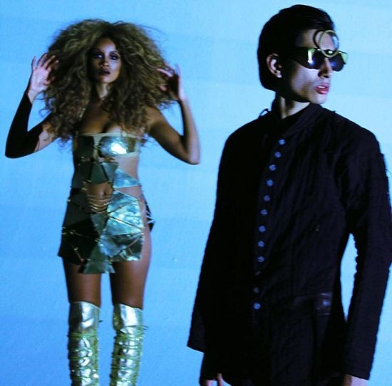 Lion-Babe-Metal-Dress-Black-Coat