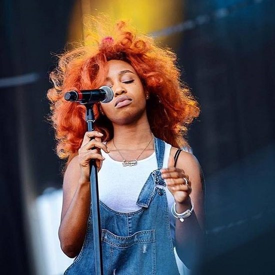 SZA-Red-Hair-Overalls