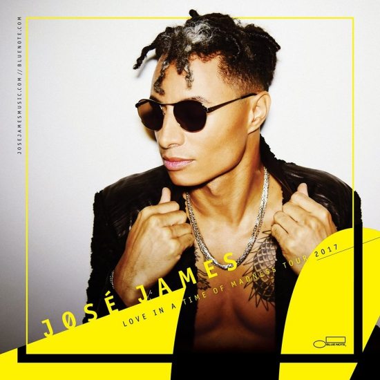 Jose James "Love In A Time Of Madness" Tour Flyer