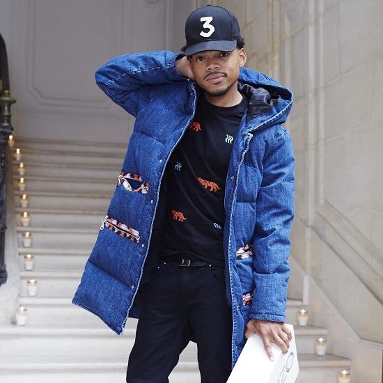 Chance-The-Rapper-Denim-Puff-Jacket | SoulBounce