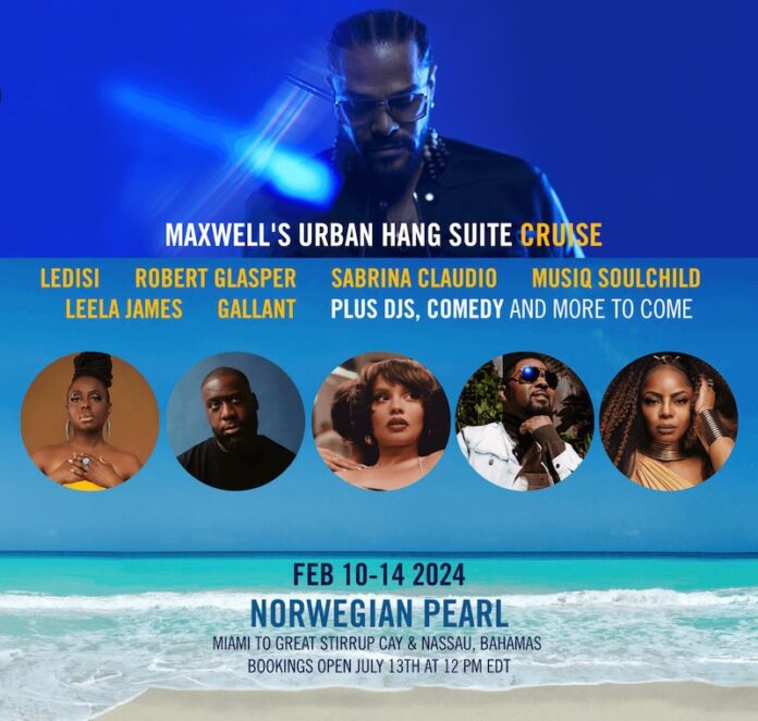 Maxwell’s Urban Hang Suite Cruise To Set Sail With Ledisi, Musiq