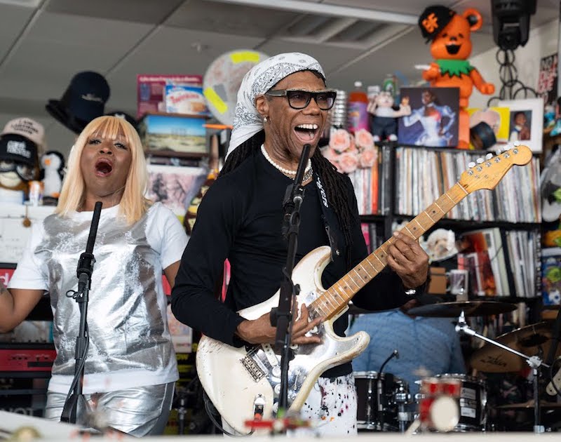 Nile Rodgers & CHIC Bring The Party To NPR Music's 'Tiny Desk Concert'  Series