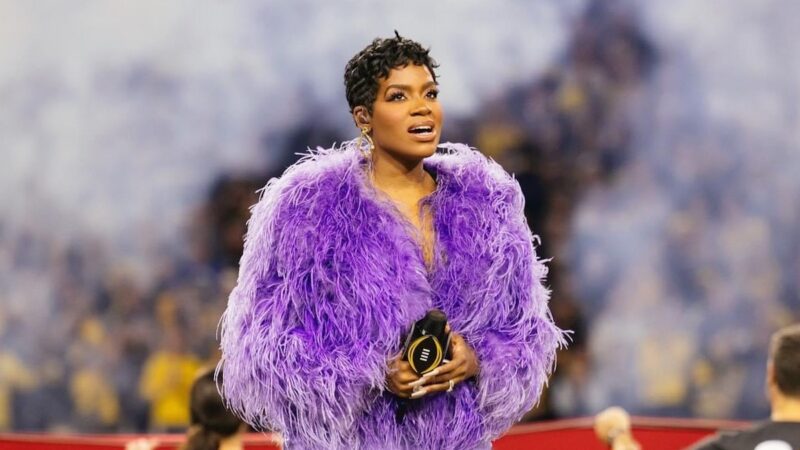 Fantasia Soars During National Anthem Performance At The 2024 College Football National Championship