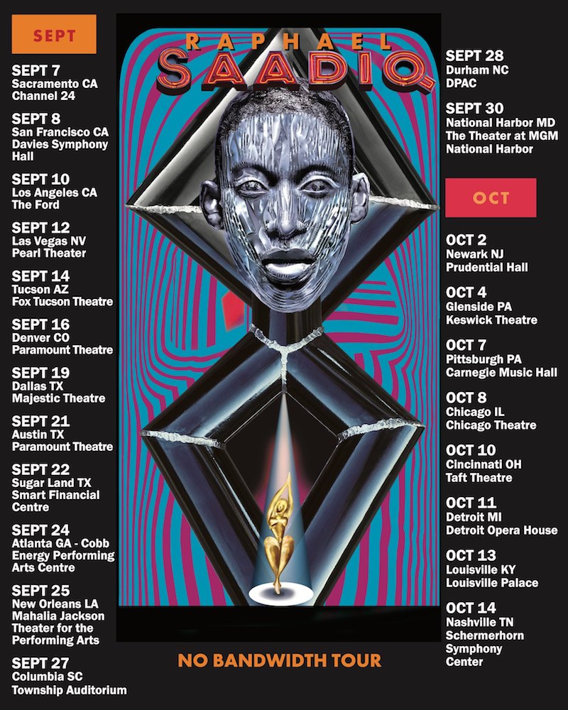 Raphael Saadiq Rolls Out Full Schedule For 'No Bandwidth