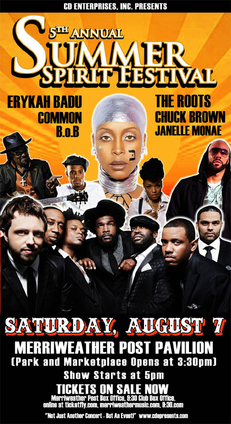 Summer Spirit Festival Returns To The DMV With Badu, The Roots & Many ...